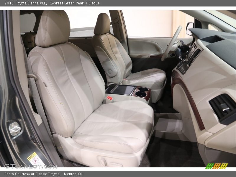 Cypress Green Pearl / Bisque 2013 Toyota Sienna XLE