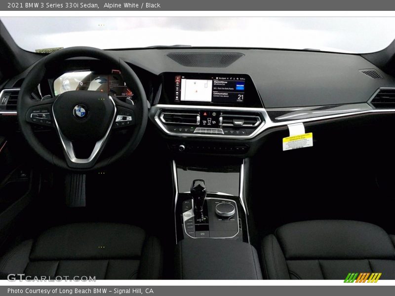 Alpine White / Black 2021 BMW 3 Series 330i Sedan
