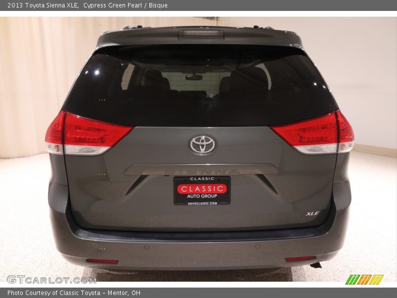 Cypress Green Pearl / Bisque 2013 Toyota Sienna XLE