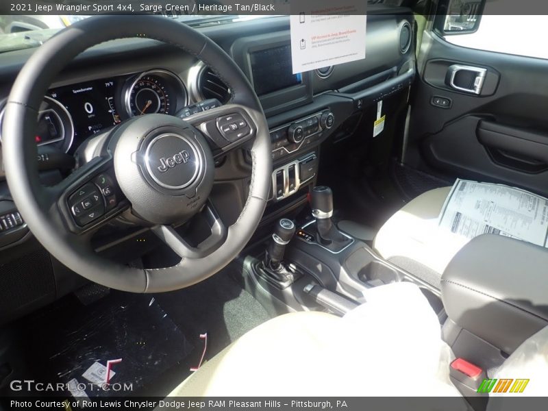 Sarge Green / Heritage Tan/Black 2021 Jeep Wrangler Sport 4x4