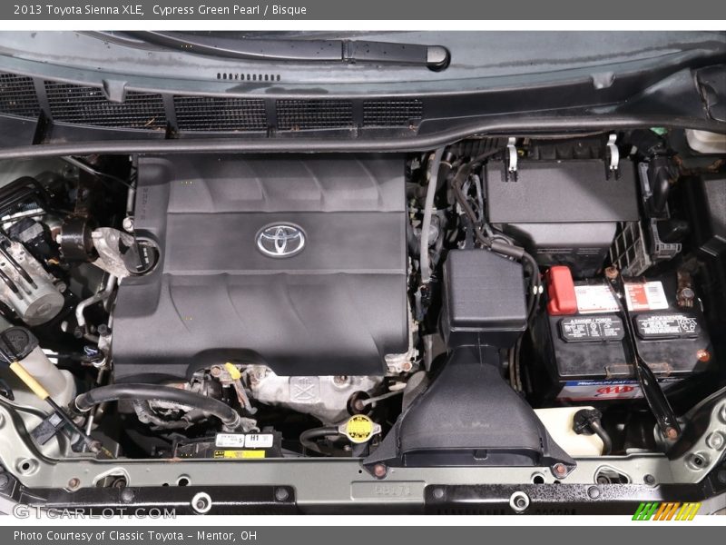 Cypress Green Pearl / Bisque 2013 Toyota Sienna XLE