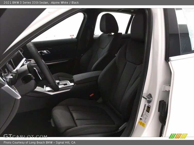 Alpine White / Black 2021 BMW 3 Series 330i Sedan