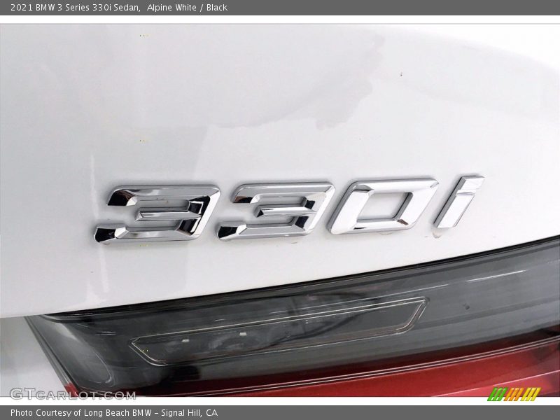 Alpine White / Black 2021 BMW 3 Series 330i Sedan