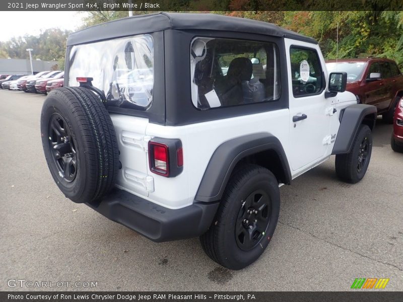 Bright White / Black 2021 Jeep Wrangler Sport 4x4