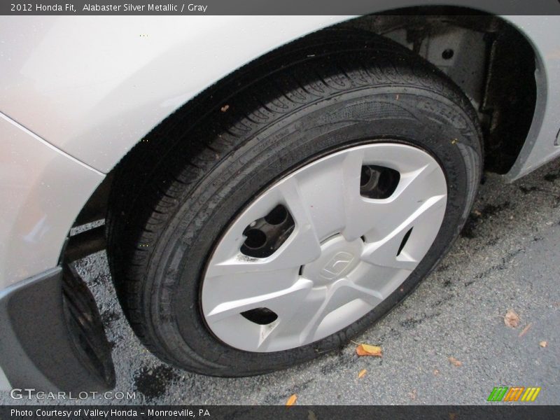 Alabaster Silver Metallic / Gray 2012 Honda Fit