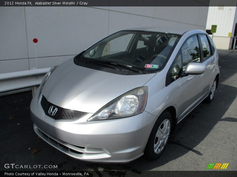 Alabaster Silver Metallic / Gray 2012 Honda Fit