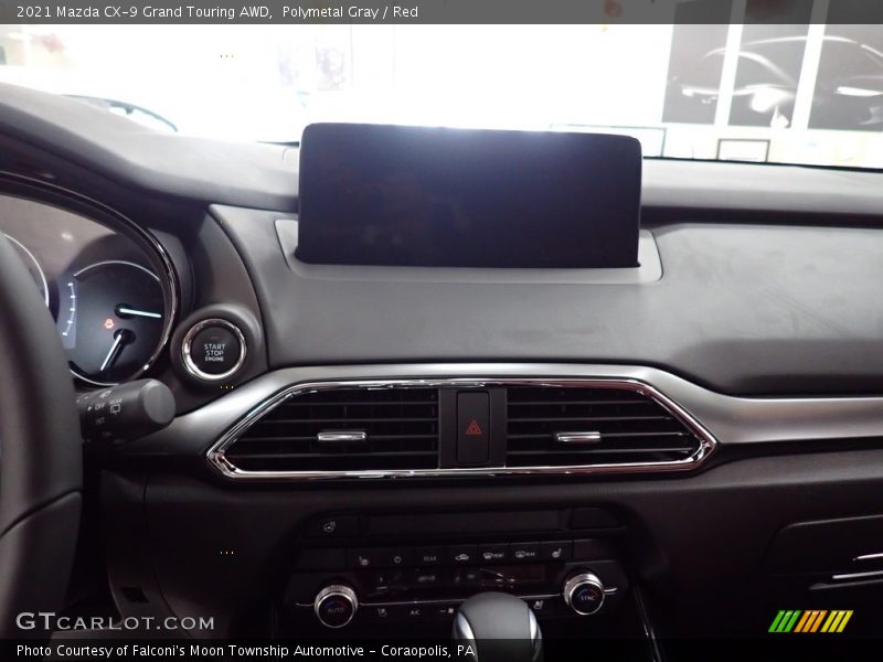 Polymetal Gray / Red 2021 Mazda CX-9 Grand Touring AWD