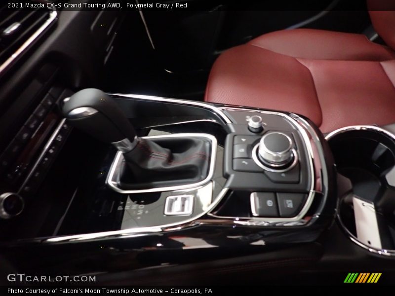 Polymetal Gray / Red 2021 Mazda CX-9 Grand Touring AWD