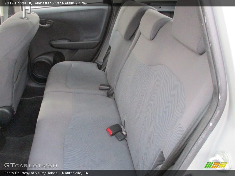 Alabaster Silver Metallic / Gray 2012 Honda Fit