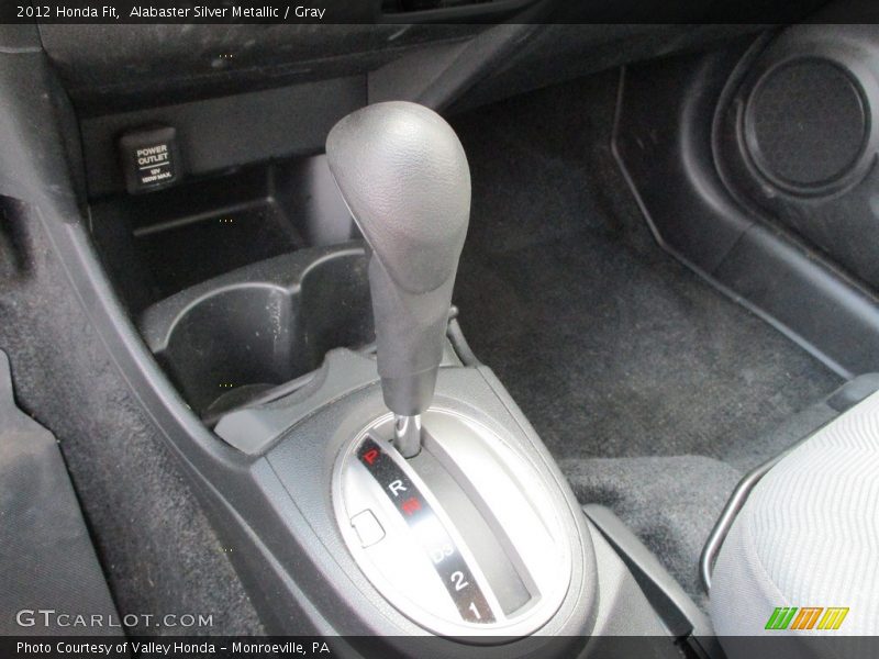 Alabaster Silver Metallic / Gray 2012 Honda Fit