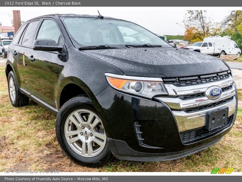 Black / Charcoal Black 2012 Ford Edge SE