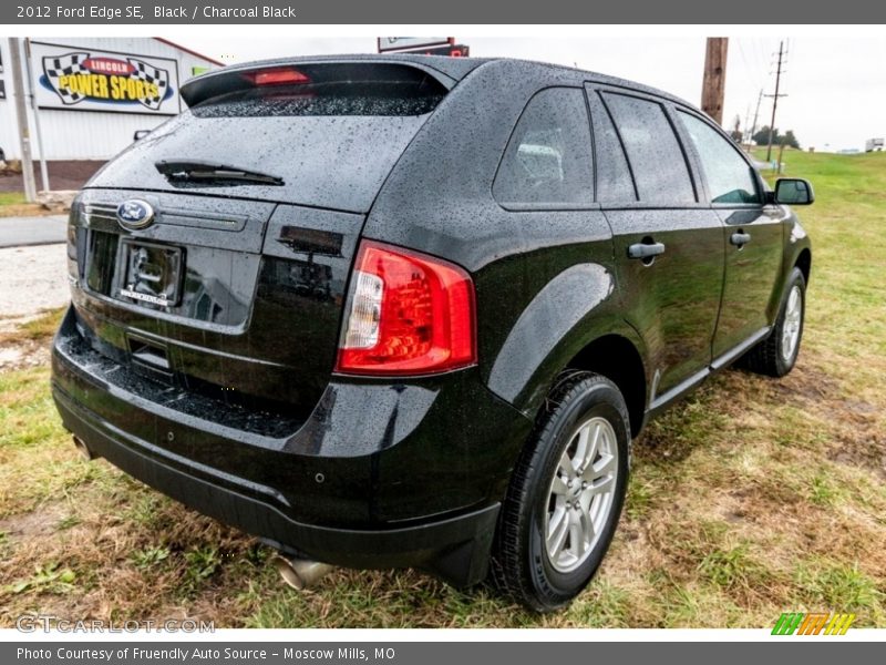 Black / Charcoal Black 2012 Ford Edge SE