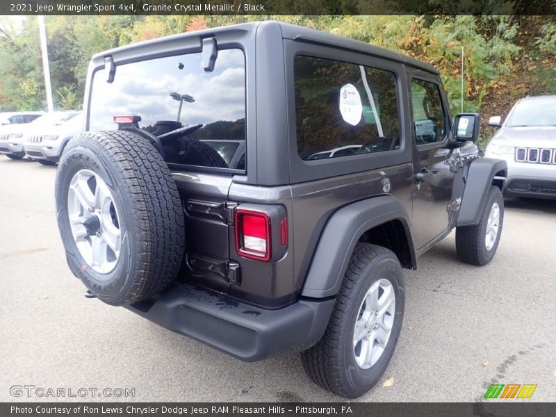 Granite Crystal Metallic / Black 2021 Jeep Wrangler Sport 4x4