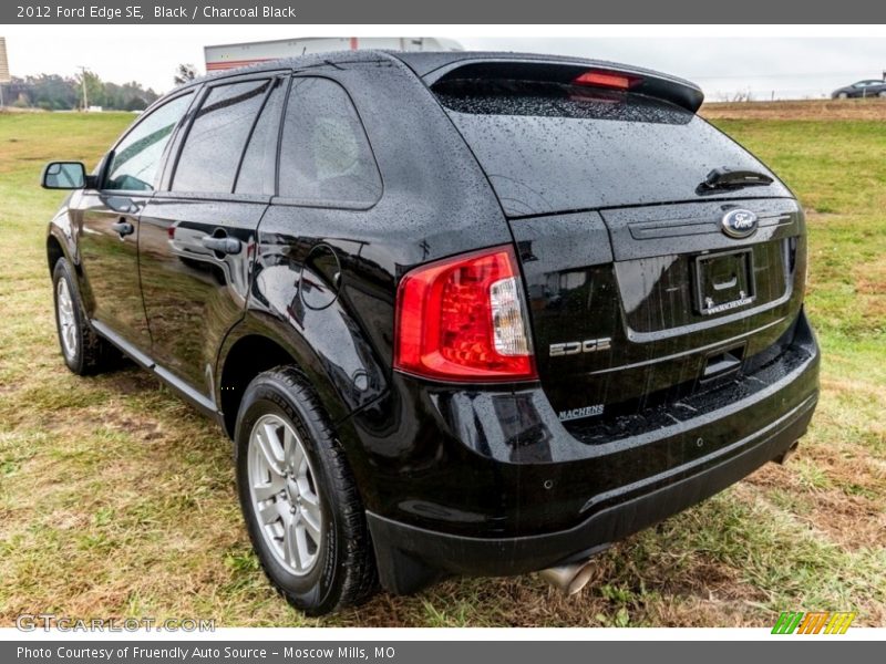 Black / Charcoal Black 2012 Ford Edge SE