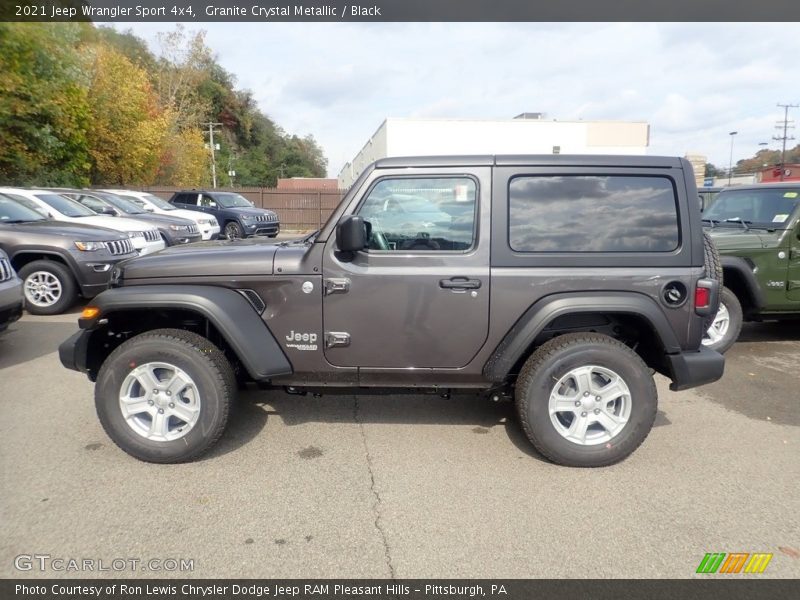 Granite Crystal Metallic / Black 2021 Jeep Wrangler Sport 4x4