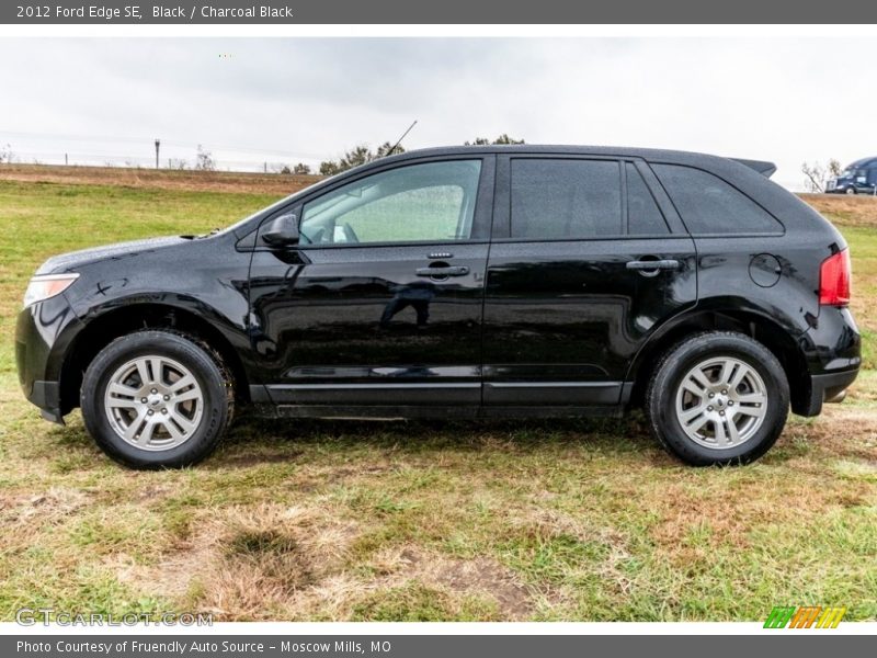 Black / Charcoal Black 2012 Ford Edge SE
