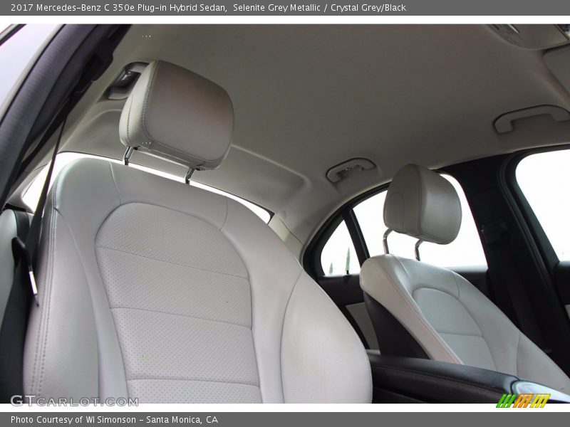 Selenite Grey Metallic / Crystal Grey/Black 2017 Mercedes-Benz C 350e Plug-in Hybrid Sedan