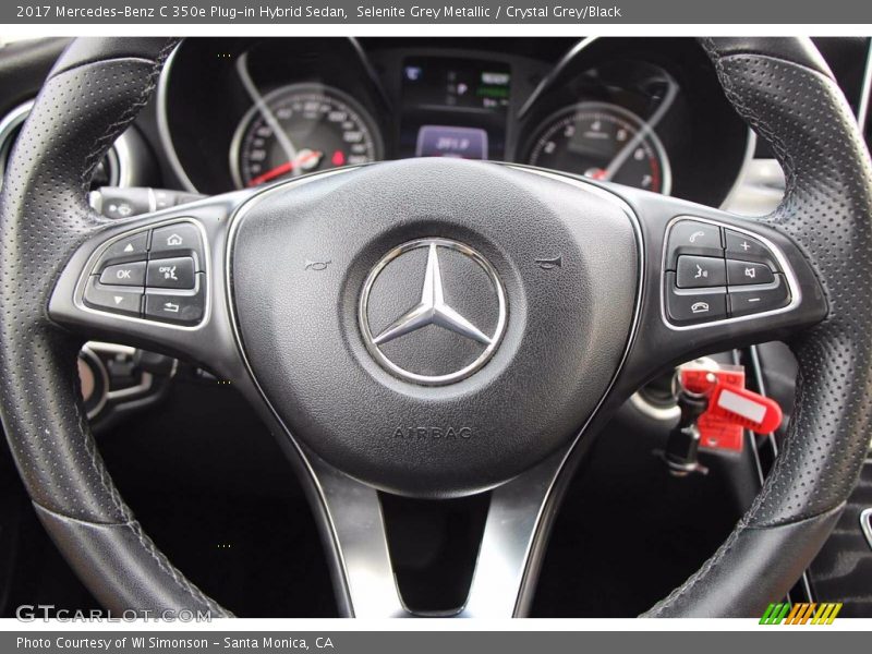 Selenite Grey Metallic / Crystal Grey/Black 2017 Mercedes-Benz C 350e Plug-in Hybrid Sedan