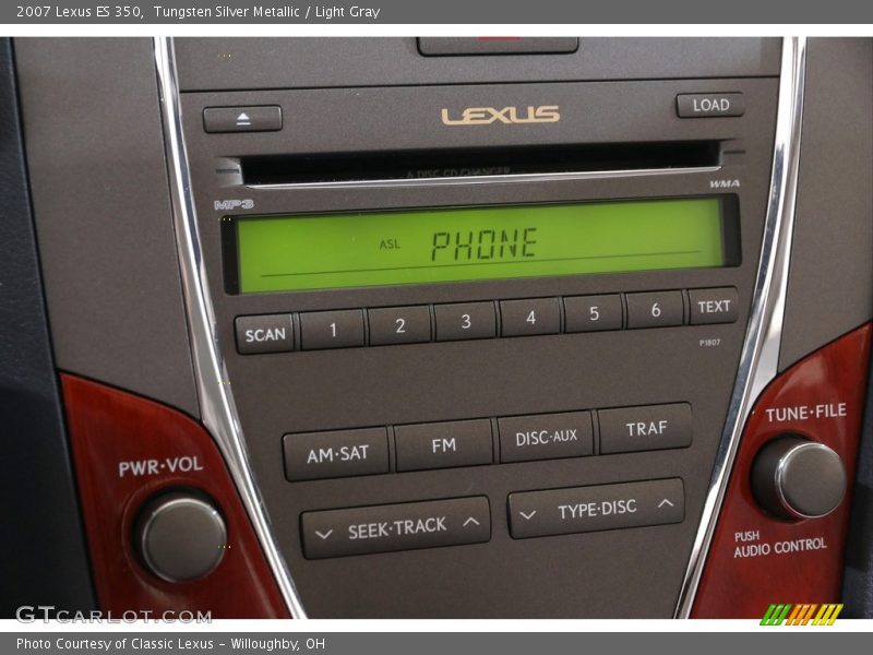 Tungsten Silver Metallic / Light Gray 2007 Lexus ES 350