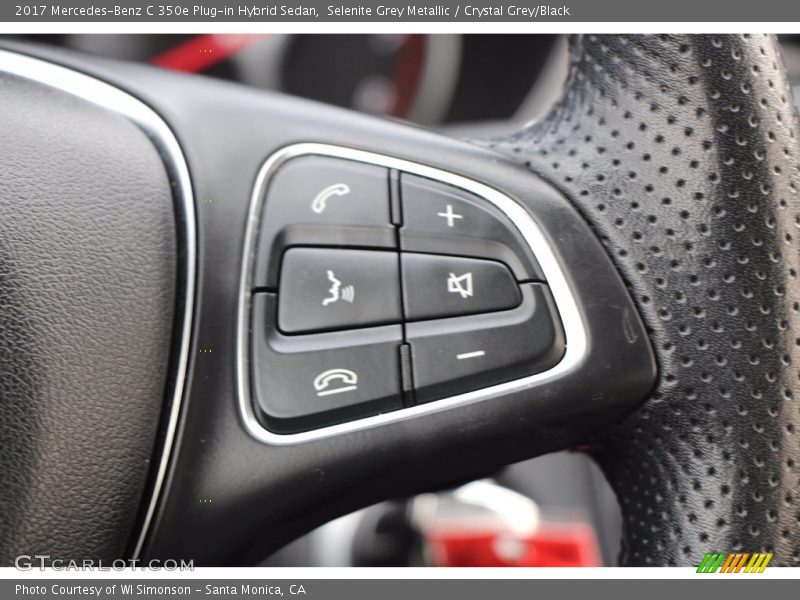 Selenite Grey Metallic / Crystal Grey/Black 2017 Mercedes-Benz C 350e Plug-in Hybrid Sedan