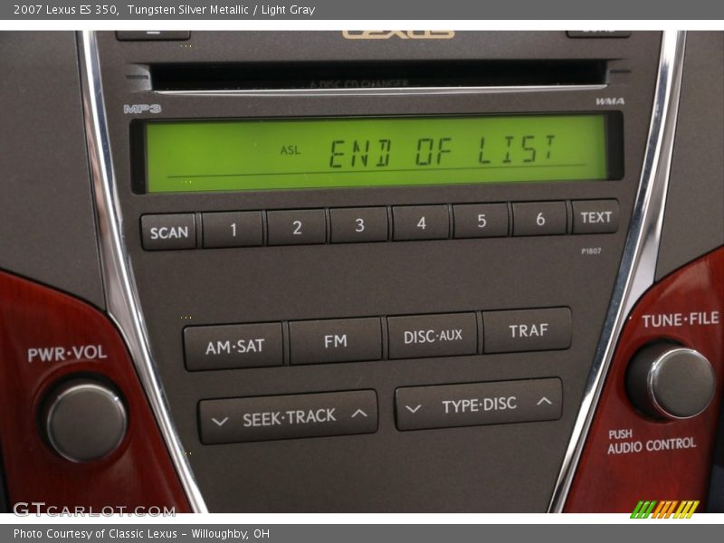 Tungsten Silver Metallic / Light Gray 2007 Lexus ES 350