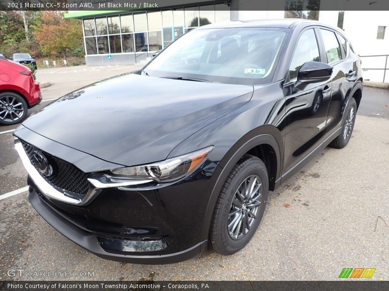 Front 3/4 View of 2021 CX-5 Sport AWD