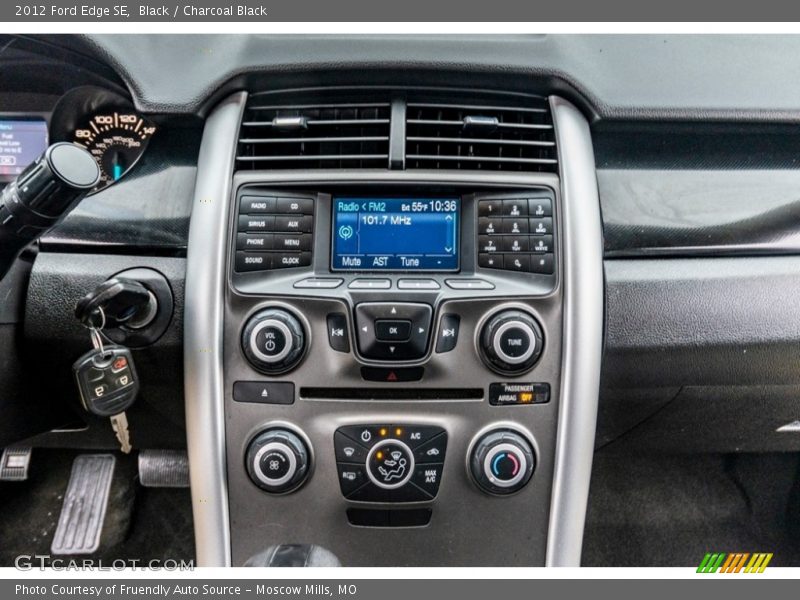 Black / Charcoal Black 2012 Ford Edge SE
