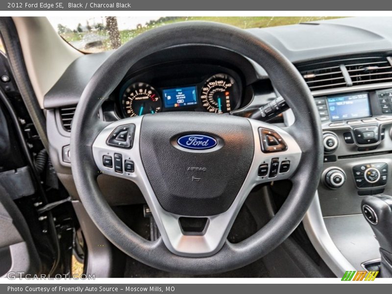 Black / Charcoal Black 2012 Ford Edge SE