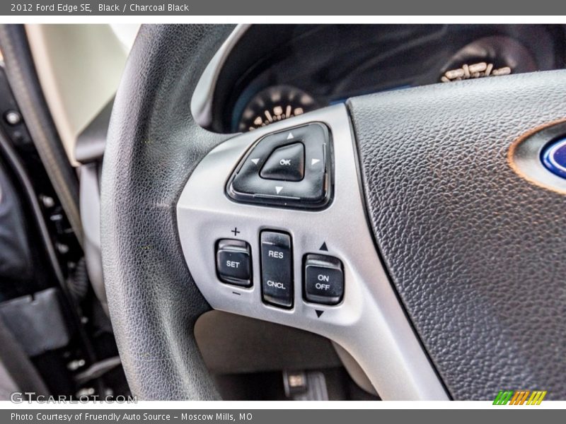 Black / Charcoal Black 2012 Ford Edge SE