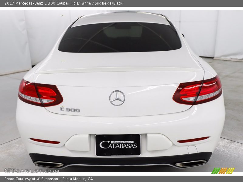 Polar White / Silk Beige/Black 2017 Mercedes-Benz C 300 Coupe