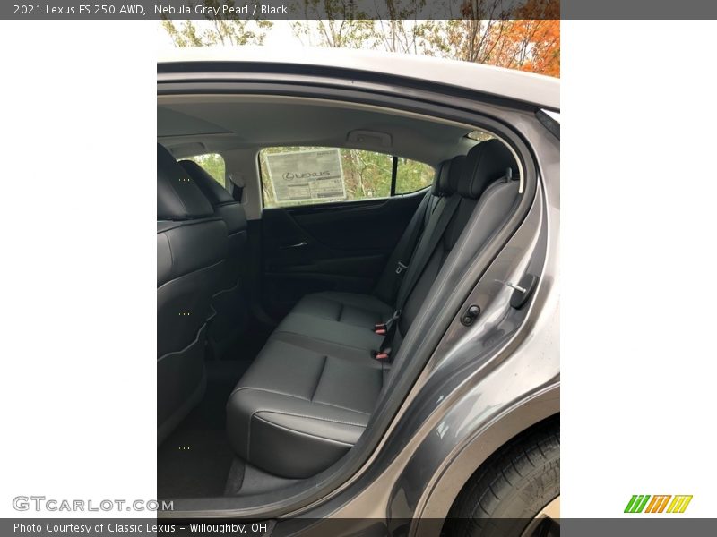 Nebula Gray Pearl / Black 2021 Lexus ES 250 AWD