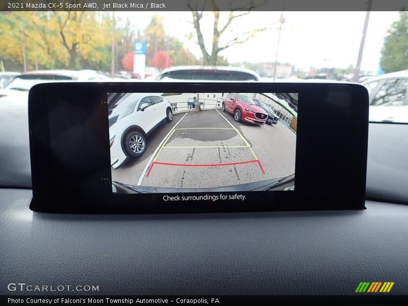 Jet Black Mica / Black 2021 Mazda CX-5 Sport AWD