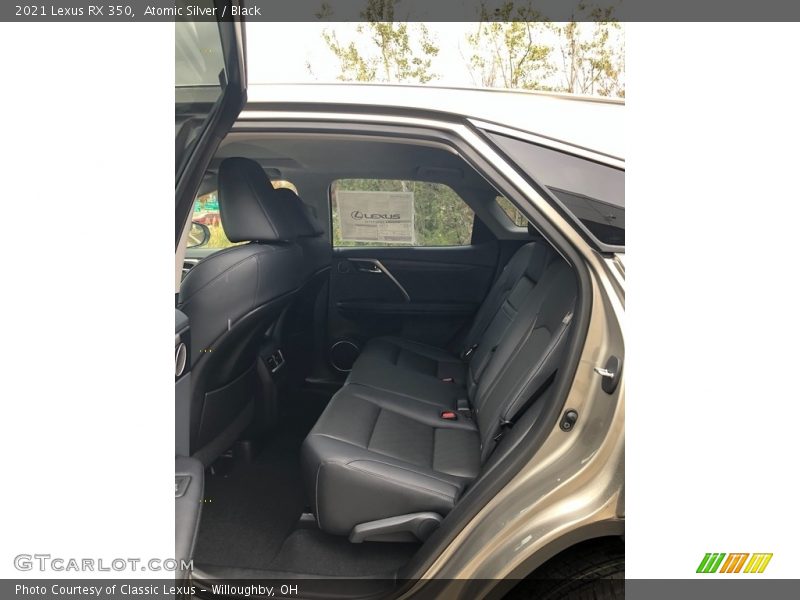 Atomic Silver / Black 2021 Lexus RX 350