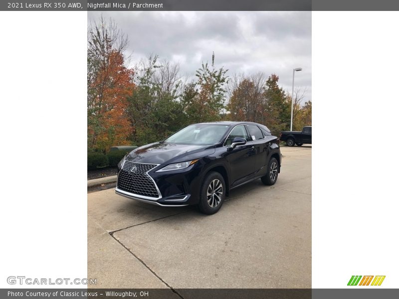 Nightfall Mica / Parchment 2021 Lexus RX 350 AWD