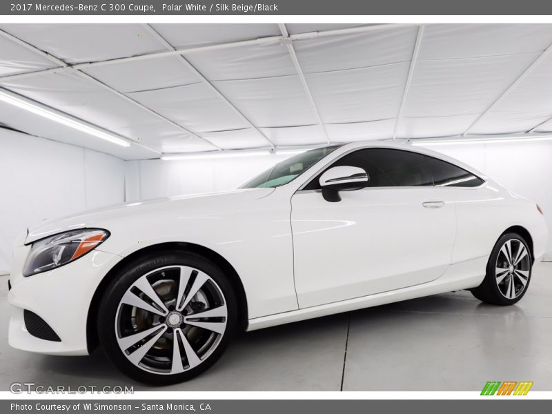 Polar White / Silk Beige/Black 2017 Mercedes-Benz C 300 Coupe