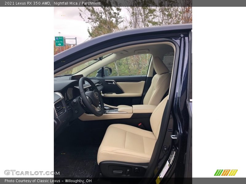 Nightfall Mica / Parchment 2021 Lexus RX 350 AWD