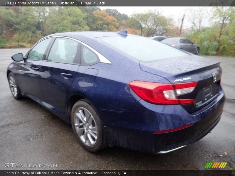 Obsidian Blue Pearl / Black 2018 Honda Accord LX Sedan