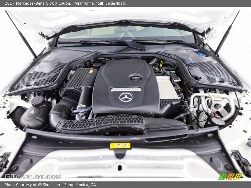 Polar White / Silk Beige/Black 2017 Mercedes-Benz C 300 Coupe