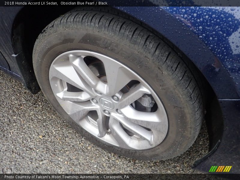 Obsidian Blue Pearl / Black 2018 Honda Accord LX Sedan
