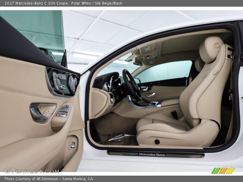 Polar White / Silk Beige/Black 2017 Mercedes-Benz C 300 Coupe