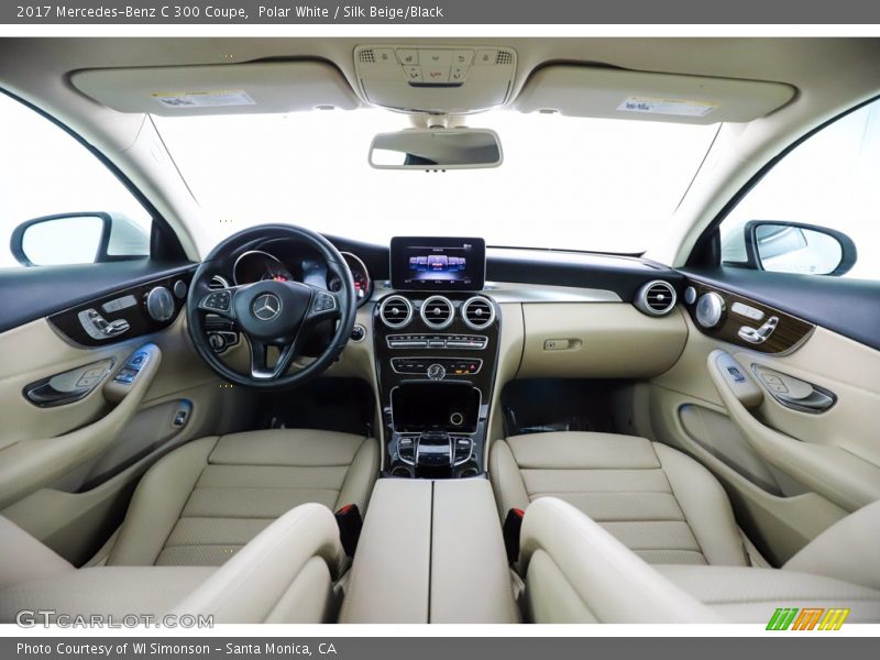 Polar White / Silk Beige/Black 2017 Mercedes-Benz C 300 Coupe