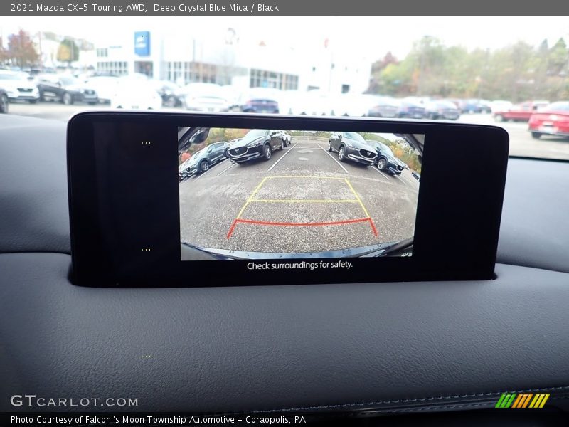 Deep Crystal Blue Mica / Black 2021 Mazda CX-5 Touring AWD