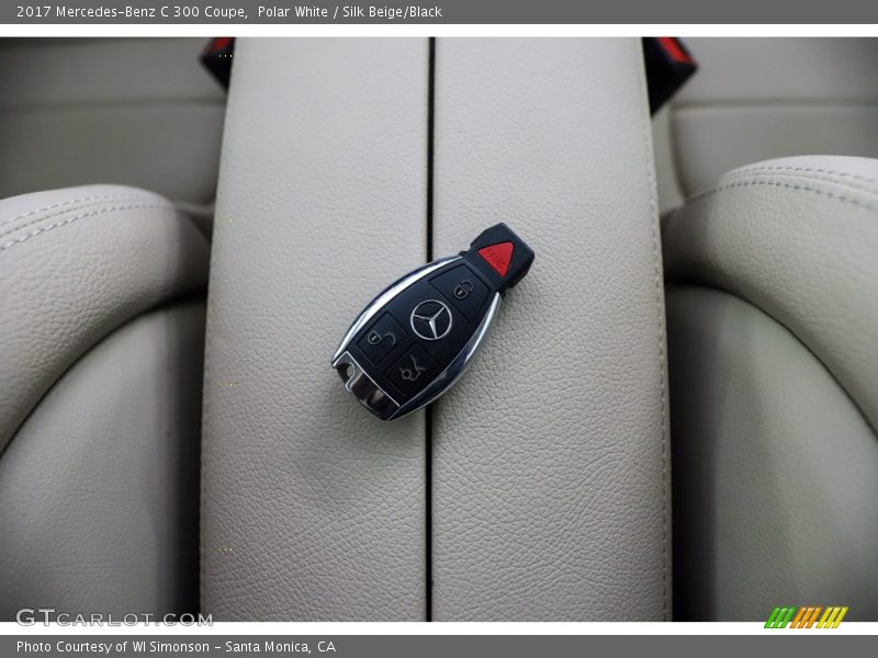Polar White / Silk Beige/Black 2017 Mercedes-Benz C 300 Coupe