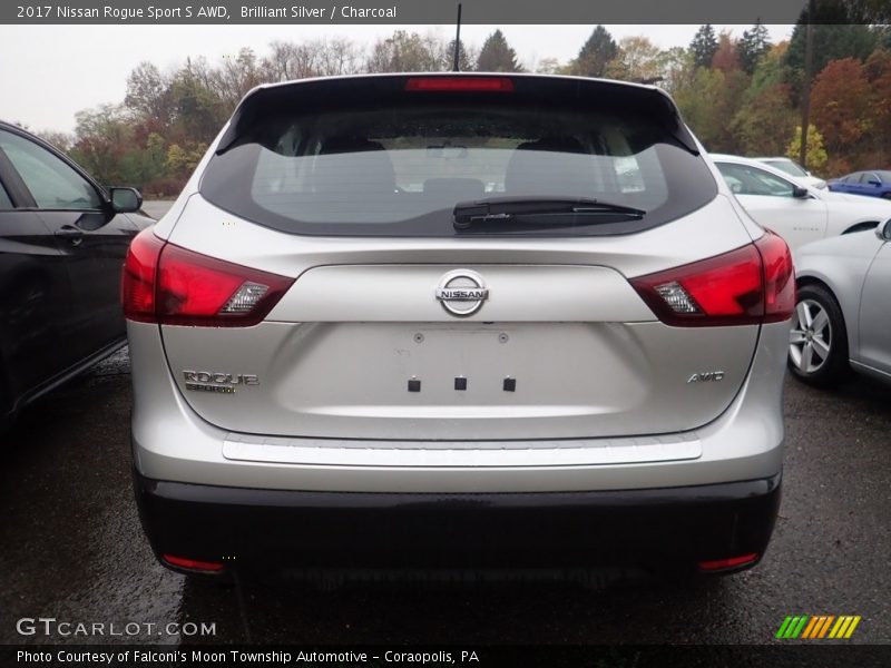 Brilliant Silver / Charcoal 2017 Nissan Rogue Sport S AWD