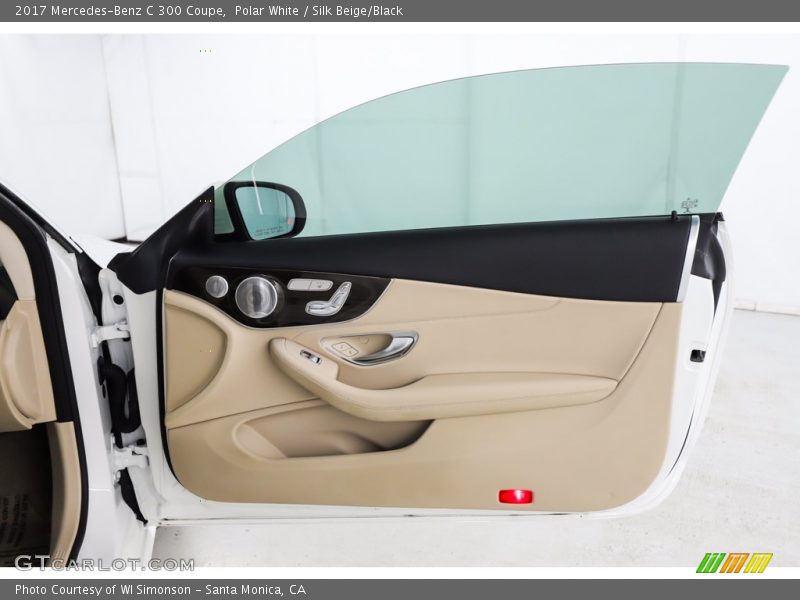 Polar White / Silk Beige/Black 2017 Mercedes-Benz C 300 Coupe
