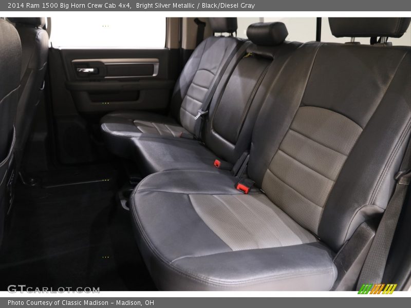 Bright Silver Metallic / Black/Diesel Gray 2014 Ram 1500 Big Horn Crew Cab 4x4
