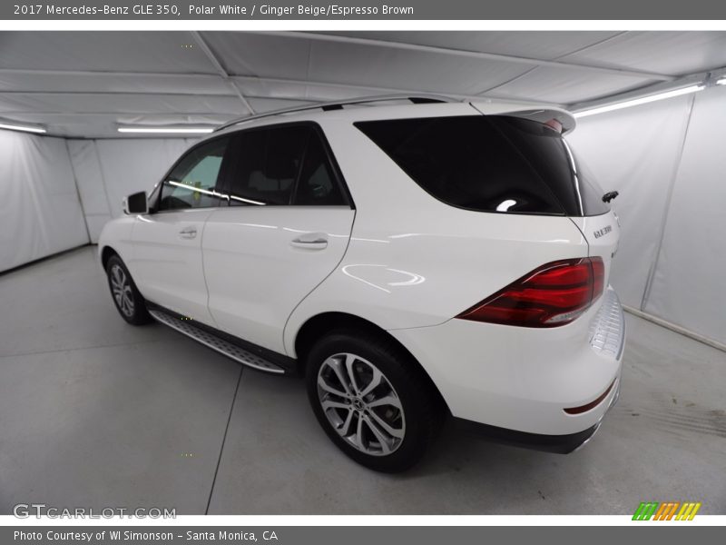 Polar White / Ginger Beige/Espresso Brown 2017 Mercedes-Benz GLE 350