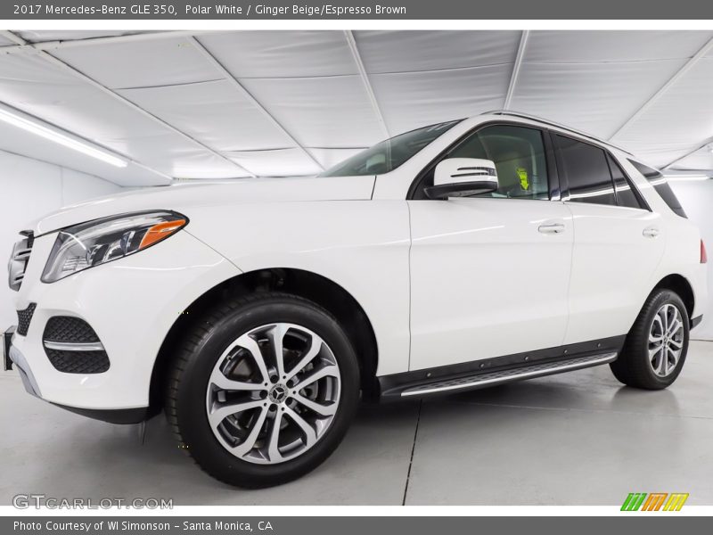 Polar White / Ginger Beige/Espresso Brown 2017 Mercedes-Benz GLE 350