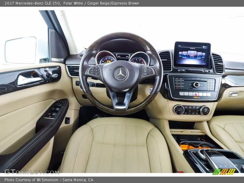 Polar White / Ginger Beige/Espresso Brown 2017 Mercedes-Benz GLE 350