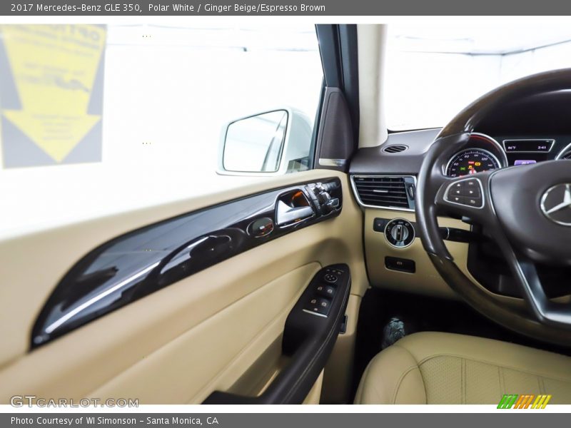 Polar White / Ginger Beige/Espresso Brown 2017 Mercedes-Benz GLE 350